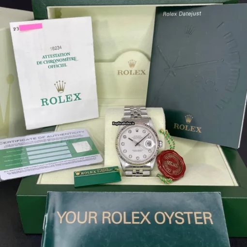 Discount Fake Rolex Datejust 16234 Caliber 3135 Automatic Movement 36mm Steel Case Mens/unisex Watch - Image 2