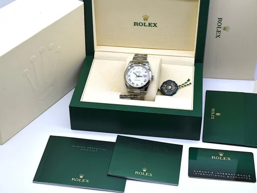 Marvellous Replica Rolex Datejust 126300 Caliber 3235 Automatic Movement 41x48mm Steel Case Mens/unisex Watch - Image 8