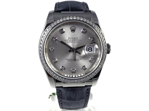 Neat Replica Rolex Datejust 116189 Caliber 3135 Automatic Movement 36mm White Gold Case Mens/unisex Watch - Image 10