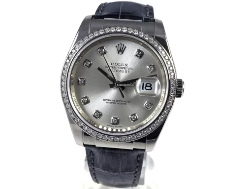 Neat Replica Rolex Datejust 116189 Caliber 3135 Automatic Movement 36mm White Gold Case Mens/unisex Watch - Image 11