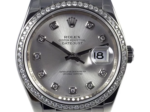 Neat Replica Rolex Datejust 116189 Caliber 3135 Automatic Movement 36mm White Gold Case Mens/unisex Watch - Image 13