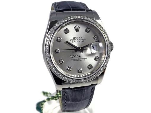 Neat Replica Rolex Datejust 116189 Caliber 3135 Automatic Movement 36mm White Gold Case Mens/unisex Watch - Image 9