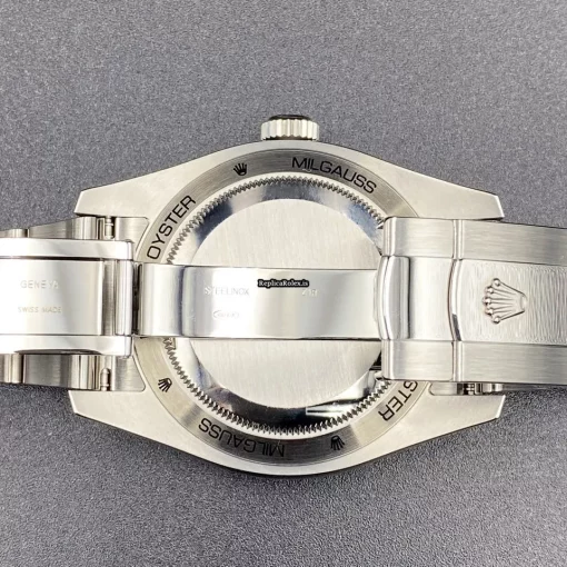 Quality Fakes Rolex Milgauss 116400gv Caliber 3131 Automatic Movement 40mm Steel Case Mens/unisex Watch - Image 11