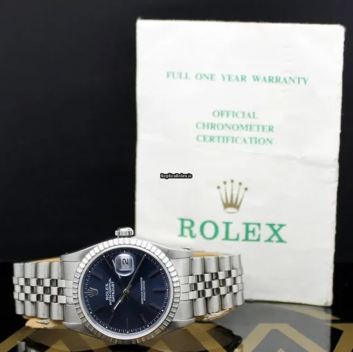 Incredible Replica Rolex Datejust 16220 Caliber 3135 Automatic Movement 36mm Steel Case Mens/unisex Watch - Image 2