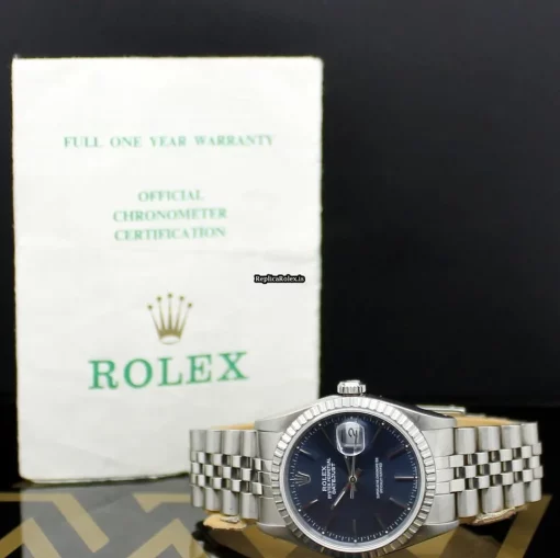 Incredible Replica Rolex Datejust 16220 Caliber 3135 Automatic Movement 36mm Steel Case Mens/unisex Watch - Image 3