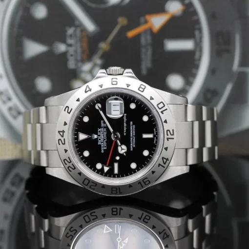 Wholesale Replica Rolex Explorer II 16570 Caliber 3185 Automatic Movement 40x47mm Steel Case Mens/unisex Watch