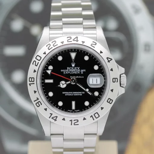 Wholesale Replica Rolex Explorer II 16570 Caliber 3185 Automatic Movement 40x47mm Steel Case Mens/unisex Watch - Image 4