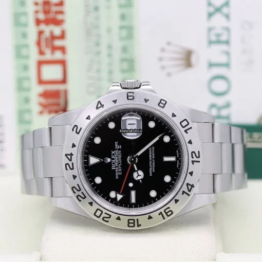 Wholesale Replica Rolex Explorer II 16570 Caliber 3185 Automatic Movement 40x47mm Steel Case Mens/unisex Watch - Image 5