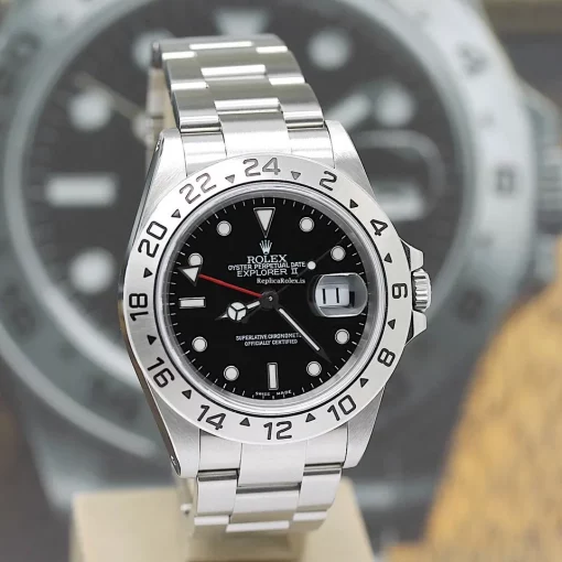 Wholesale Replica Rolex Explorer II 16570 Caliber 3185 Automatic Movement 40x47mm Steel Case Mens/unisex Watch - Image 6
