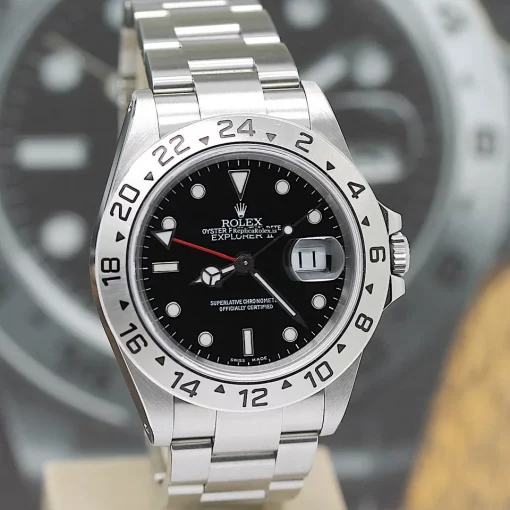 Wholesale Replica Rolex Explorer II 16570 Caliber 3185 Automatic Movement 40x47mm Steel Case Mens/unisex Watch - Image 7