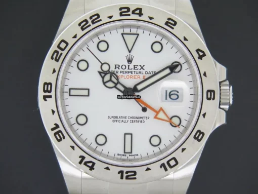 Terrific Replica Rolex Explorer II 216570 Automatic Movement 42mm Steel Case Mens/unisex Watch - Image 2