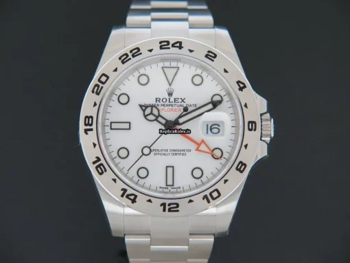 Terrific Replica Rolex Explorer II 216570 Automatic Movement 42mm Steel Case Mens/unisex Watch - Image 3