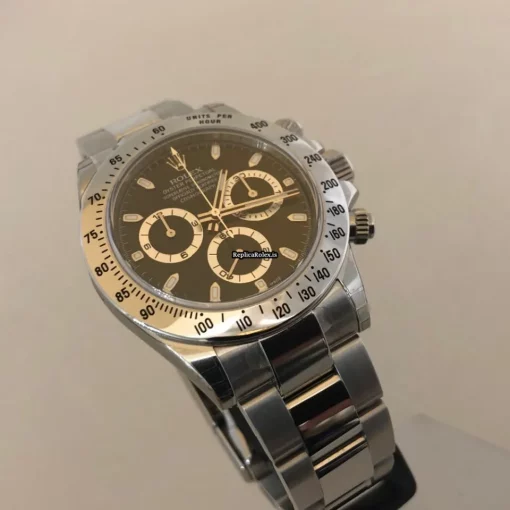 Pleasing Replica Rolex Daytona 116520 Caliber 4130 Automatic Movement 40mm Steel Case Mens/unisex Watch - Image 2