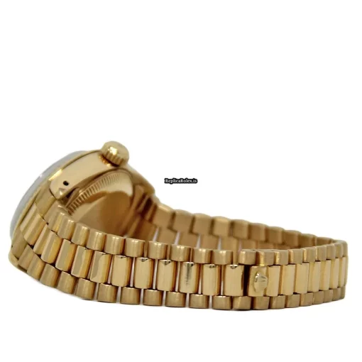Pleasing Replica Rolex Lady-datejust 69178 Automatic Movement 26mm Yellow Gold Case Womens Watch - Image 3