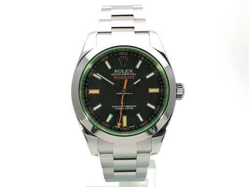 Aaa Copies Rolex Milgauss 116400gv Caliber 3131 Automatic Movement 40mm Steel Case Mens/unisex Watch
