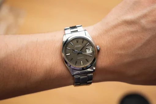 Stylish Replica Rolex Oyster Precision 6694 Manual Winding Movement 34mm Steel Case Watch - Image 4