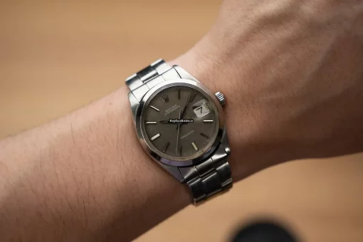 Stylish Replica Rolex Oyster Precision 6694 Manual Winding Movement 34mm Steel Case Watch - Image 5