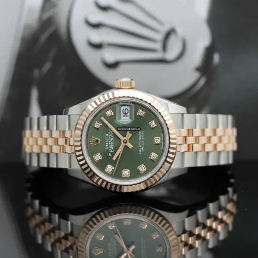 Wonderful Fakes Rolex Lady-datejust 279171 Caliber 2236 Automatic Movement 28mm Gold/steel Case Womens Watch