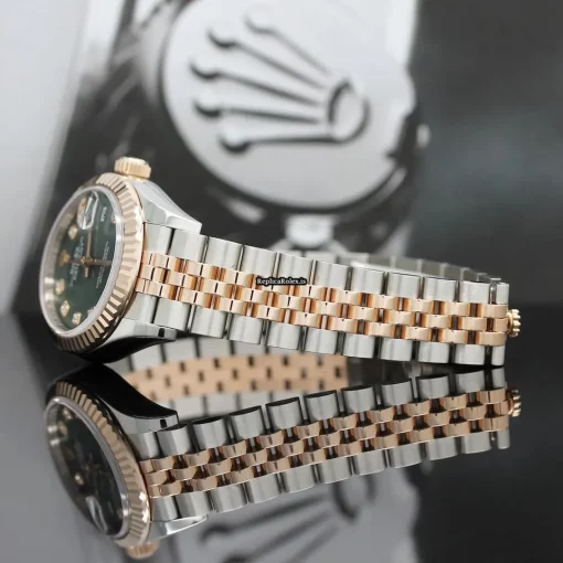 Wonderful Fakes Rolex Lady-datejust 279171 Caliber 2236 Automatic Movement 28mm Gold/steel Case Womens Watch - Image 10