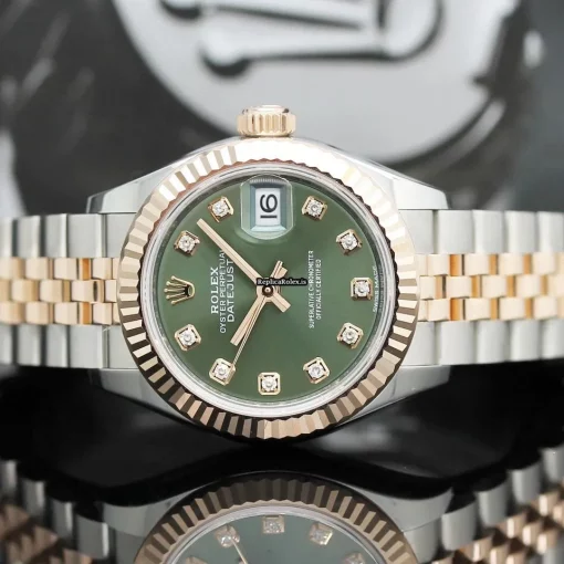 Wonderful Fakes Rolex Lady-datejust 279171 Caliber 2236 Automatic Movement 28mm Gold/steel Case Womens Watch - Image 5
