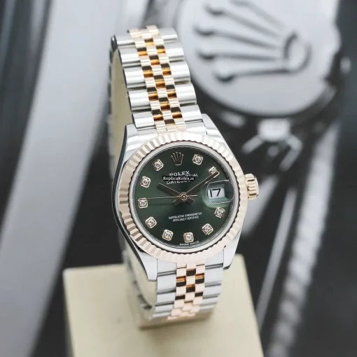 Wonderful Fakes Rolex Lady-datejust 279171 Caliber 2236 Automatic Movement 28mm Gold/steel Case Womens Watch - Image 6