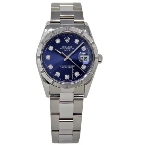 Mind-boggling Copy Rolex Oyster Perpetual Date 15210 Automatic Movement 34mm Steel Case Womens Watch - Image 2
