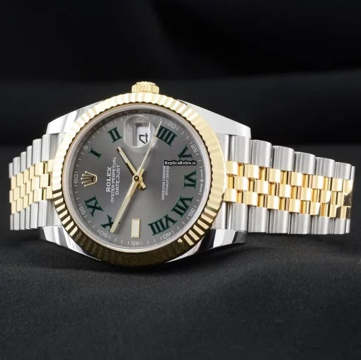 Amazing Fake Rolex Datejust 126333 Caliber 3235 Automatic Movement 41mm Gold/steel Case Mens/unisex Watch - Image 3