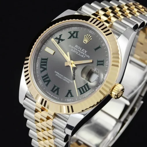 Amazing Fake Rolex Datejust 126333 Caliber 3235 Automatic Movement 41mm Gold/steel Case Mens/unisex Watch - Image 9