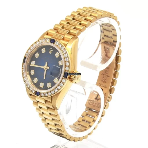 Inexpensive Replica Rolex Lady-datejust 69088 Automatic Movement 28mm Yellow Gold Case Womens Watch