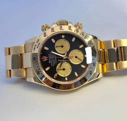 Epic Replicas Rolex Daytona 116528 Caliber 4130 Automatic Movement 40mm Yellow Gold Case Mens/unisex Watch - Image 11