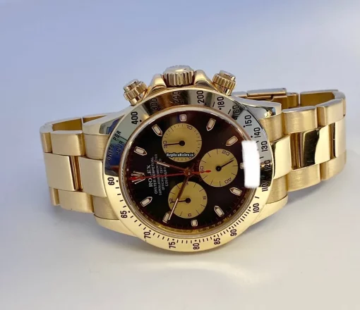 Epic Replicas Rolex Daytona 116528 Caliber 4130 Automatic Movement 40mm Yellow Gold Case Mens/unisex Watch - Image 5