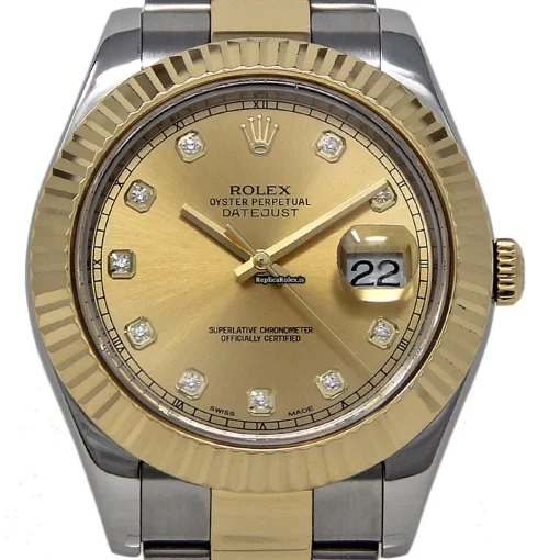 Superb Replica Rolex Datejust II 116333 Caliber 3136 Automatic Movement 41mm Steel Case Mens/unisex Watch