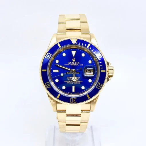 Recommend Replica Rolex Submariner Date 16618 Caliber 3135 Automatic Movement 40mm Yellow Gold Case Mens/unisex Watch