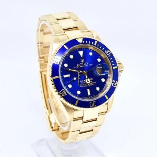 Recommend Replica Rolex Submariner Date 16618 Caliber 3135 Automatic Movement 40mm Yellow Gold Case Mens/unisex Watch - Image 3