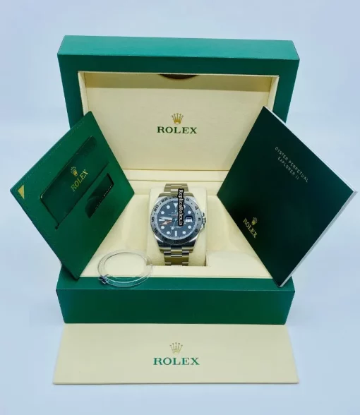 Lovely Fake Rolex Explorer II 216570 Caliber 3187 Automatic Movement 42mm Steel Case Mens/unisex Watch - Image 2