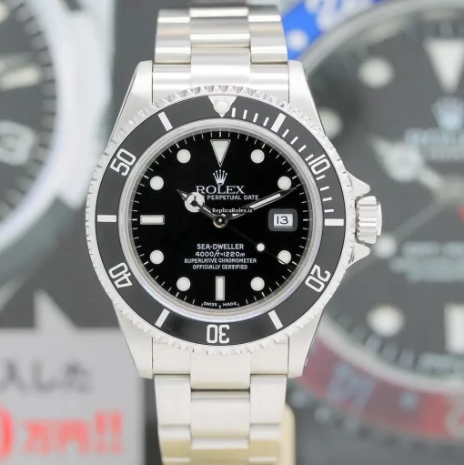 Lovely Replica Rolex Sea-dweller 4000 16600 Caliber 3135 Automatic Movement 40mm Steel Case Mens/unisex Watch - Image 2