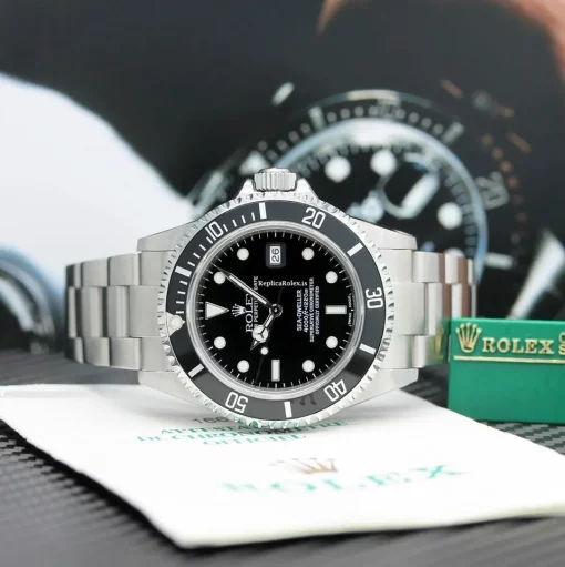 Lovely Replica Rolex Sea-dweller 4000 16600 Caliber 3135 Automatic Movement 40mm Steel Case Mens/unisex Watch - Image 3