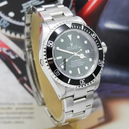 Lovely Replica Rolex Sea-dweller 4000 16600 Caliber 3135 Automatic Movement 40mm Steel Case Mens/unisex Watch - Image 8