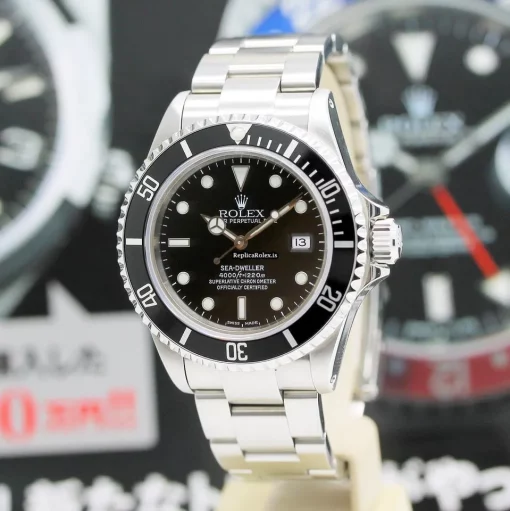 Lovely Replica Rolex Sea-dweller 4000 16600 Caliber 3135 Automatic Movement 40mm Steel Case Mens/unisex Watch - Image 9