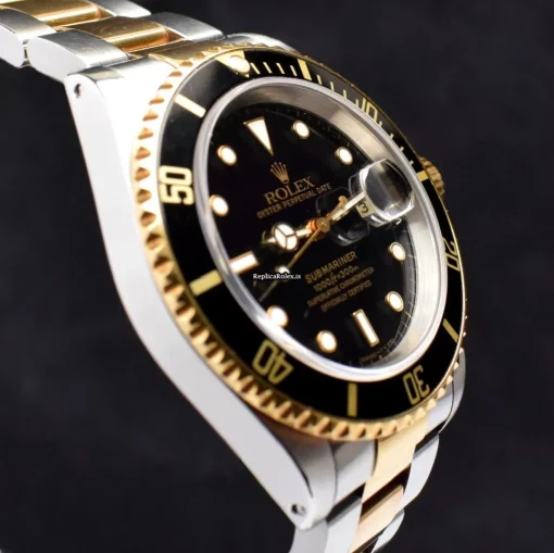 Fantastic Replica Rolex Submariner Date 16613 Automatic Movement Steel Case Mens/unisex Watch - Image 4