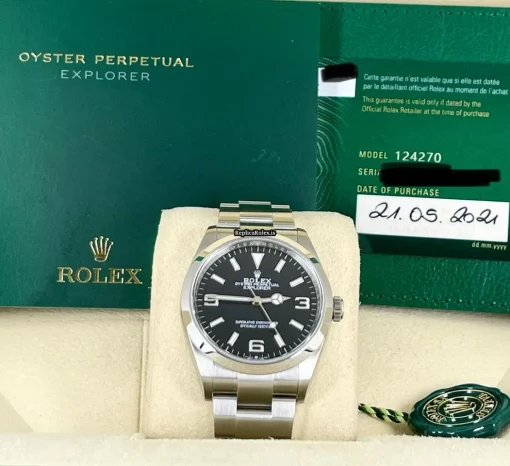 Incredible Replica Rolex Explorer 124270 Caliber 3230 Automatic Movement 36mm Steel Case Mens/unisex Watch - Image 2
