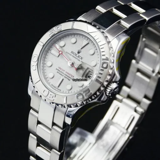 Best Replica Rolex Yacht-master 169622 Caliber 2235 Automatic Movement 29mm Steel Case Womens Watch - Image 9