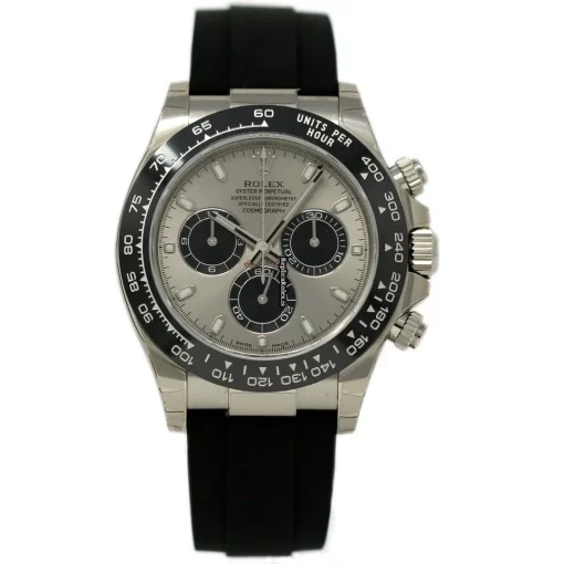 Excellent Fake Rolex Daytona 116519 Caliber 4130 Automatic Movement 40mm White Gold Case Mens/unisex Watch - Image 2