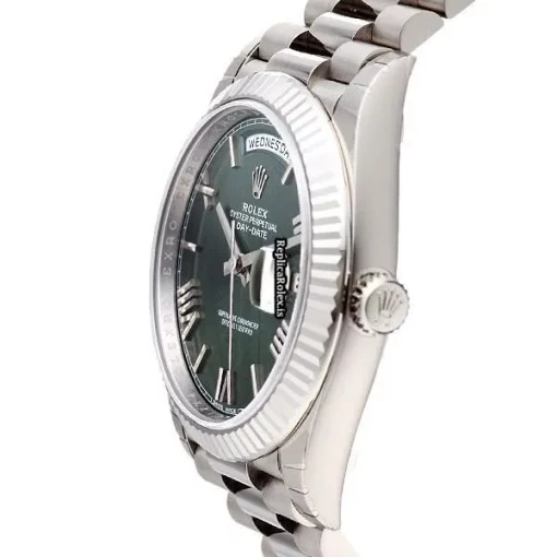 Design Replica Rolex Day-date 40 228239 Caliber 3255 Automatic Movement 40mm White Gold Case Mens/unisex Watch