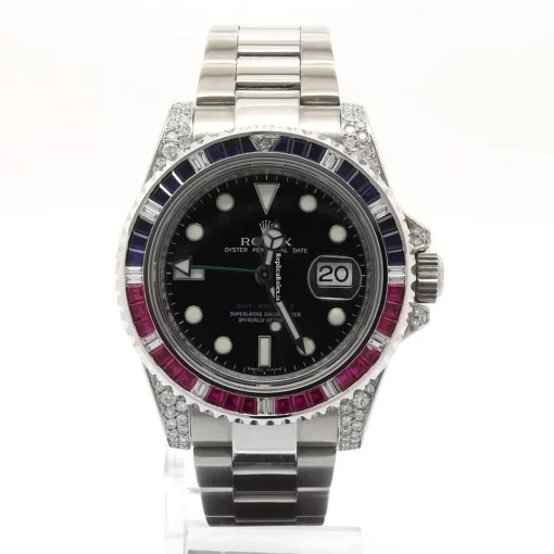 Excellent Replica Rolex Gmt-master II 116710ln Automatic Movement 40mm Steel Case Watch - Image 2