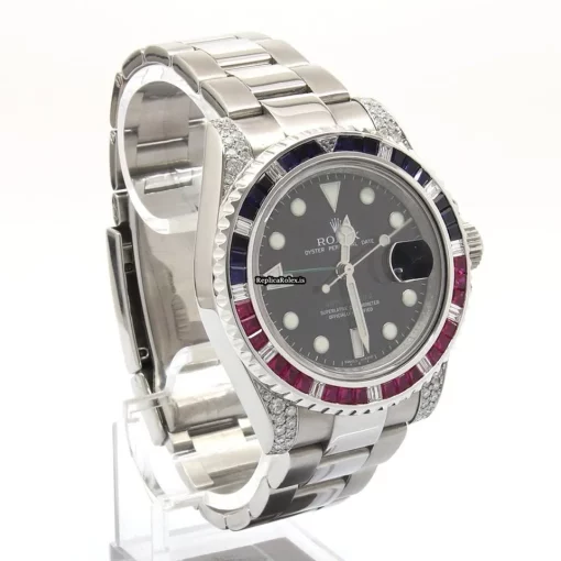 Excellent Replica Rolex Gmt-master II 116710ln Automatic Movement 40mm Steel Case Watch - Image 3