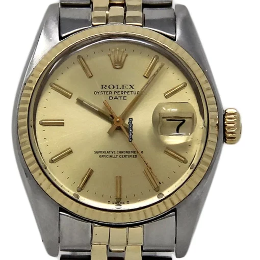 Nice Fake Rolex Oyster Perpetual Date 1505 Automatic Movement 34mm Steel Case Mens/unisex Watch