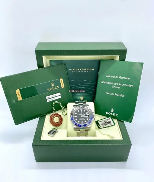 Fine Replica Rolex Gmt-master II 116710blnr Caliber 3186 Automatic Movement 40mm Steel Case Mens/unisex Watch - Image 11