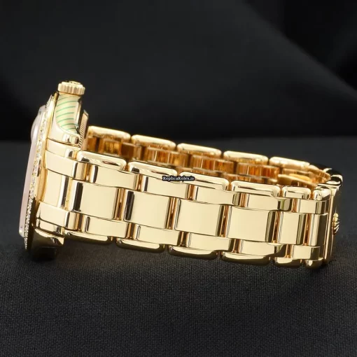 Inexpensive Copies Rolex Day-date 18948 Caliber 3155 Automatic Movement 39mm Yellow Gold Case Mens/unisex Watch - Image 4