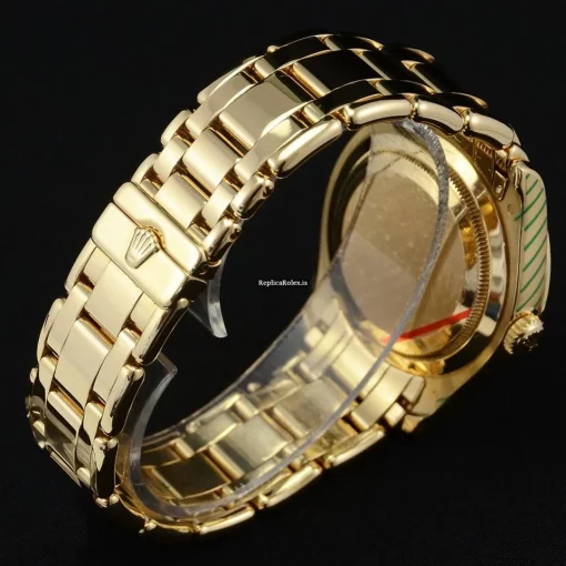 Inexpensive Copies Rolex Day-date 18948 Caliber 3155 Automatic Movement 39mm Yellow Gold Case Mens/unisex Watch - Image 7